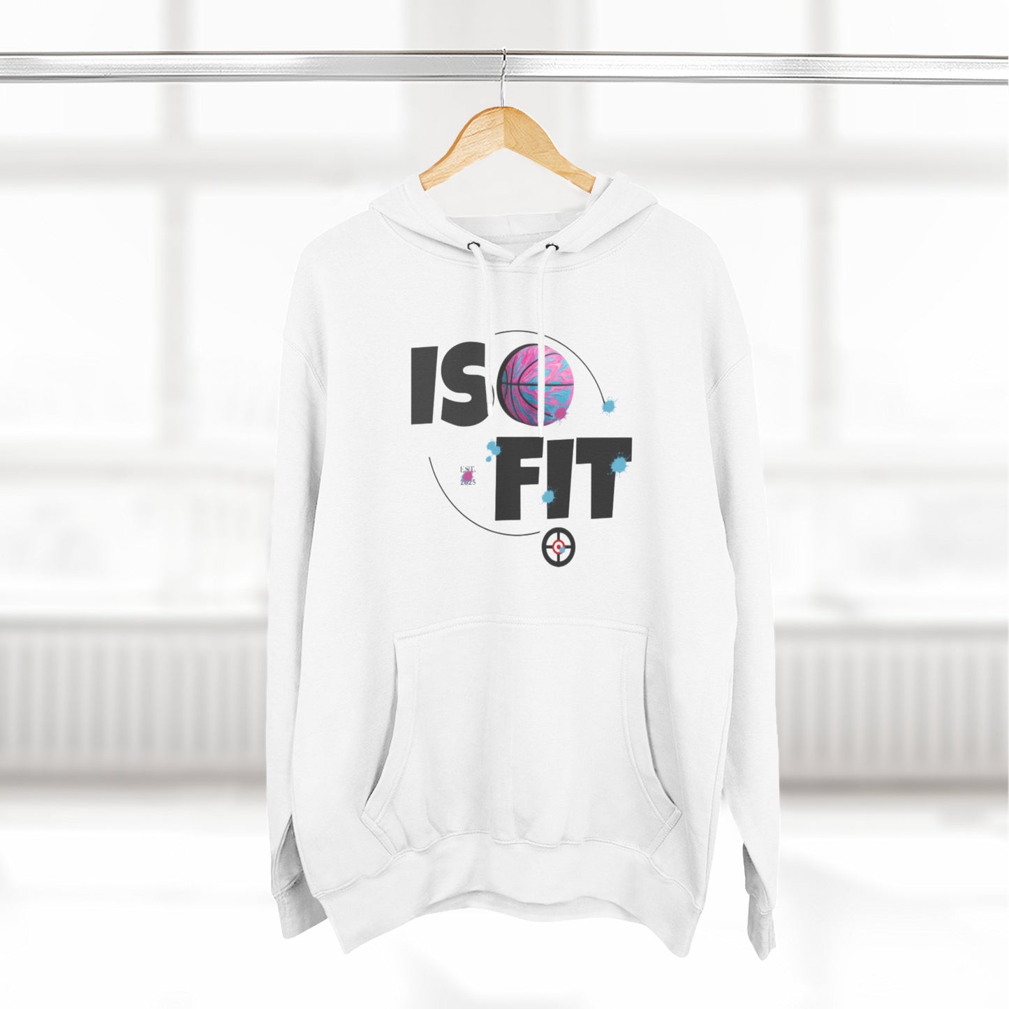 Basketball Fleece Hoodie - Sporty, Stylish Sweatshirt for Athletes, Gift for Sports Lovers, Cozy Wear, Perfect for Game Days