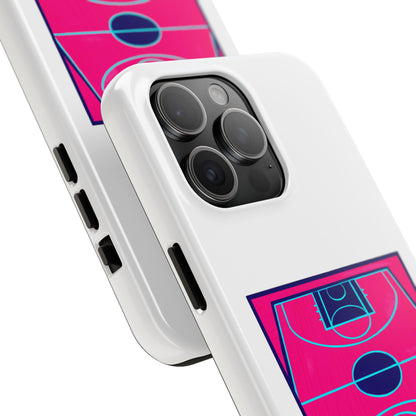 Court Vibes Tough Phone Case, Basketball Lover Gift, Sporty Phone Cover, Durable Case for Athletes, Cool Phone Accessory