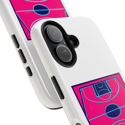 Court Vibes Tough Phone Case, Basketball Lover Gift, Sporty Phone Cover, Durable Case for Athletes, Cool Phone Accessory