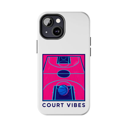 Court Vibes Tough Phone Case, Basketball Lover Gift, Sporty Phone Cover, Durable Case for Athletes, Cool Phone Accessory
