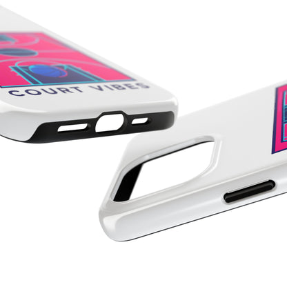 Court Vibes Tough Phone Case, Basketball Lover Gift, Sporty Phone Cover, Durable Case for Athletes, Cool Phone Accessory