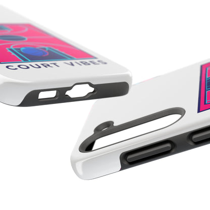 Court Vibes Tough Phone Case, Basketball Lover Gift, Sporty Phone Cover, Durable Case for Athletes, Cool Phone Accessory