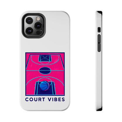 Court Vibes Tough Phone Case, Basketball Lover Gift, Sporty Phone Cover, Durable Case for Athletes, Cool Phone Accessory