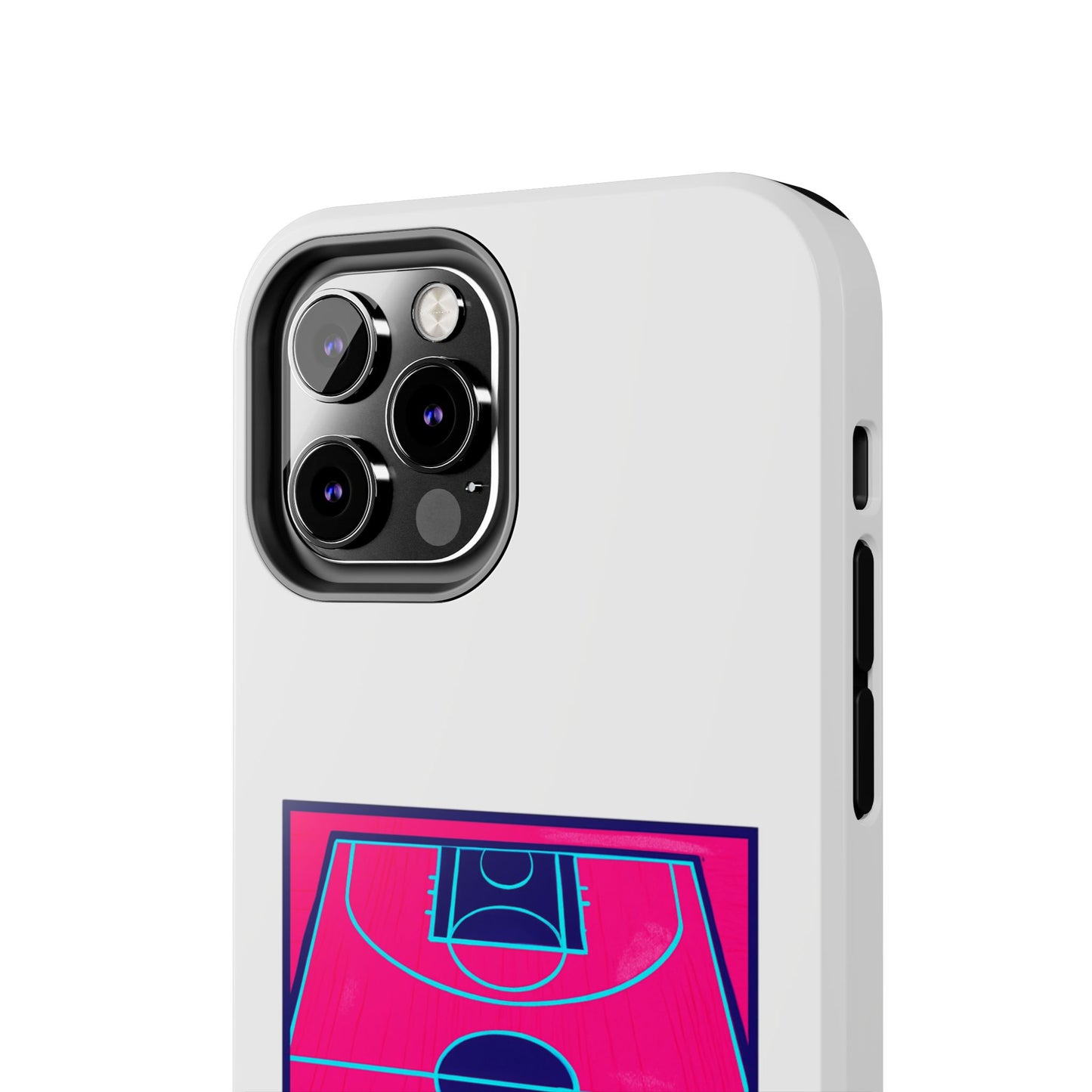 Court Vibes Tough Phone Case, Basketball Lover Gift, Sporty Phone Cover, Durable Case for Athletes, Cool Phone Accessory