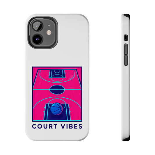Court Vibes Tough Phone Case, Basketball Lover Gift, Sporty Phone Cover, Durable Case for Athletes, Cool Phone Accessory