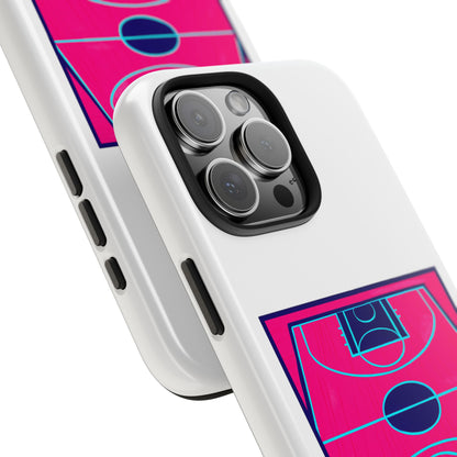 Court Vibes Tough Phone Case, Basketball Lover Gift, Sporty Phone Cover, Durable Case for Athletes, Cool Phone Accessory