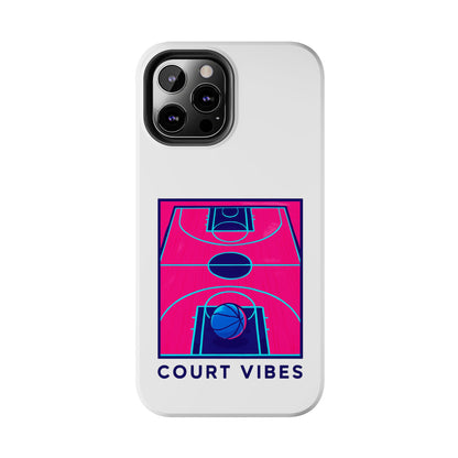 Court Vibes Tough Phone Case, Basketball Lover Gift, Sporty Phone Cover, Durable Case for Athletes, Cool Phone Accessory