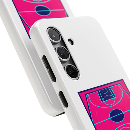 Court Vibes Tough Phone Case, Basketball Lover Gift, Sporty Phone Cover, Durable Case for Athletes, Cool Phone Accessory