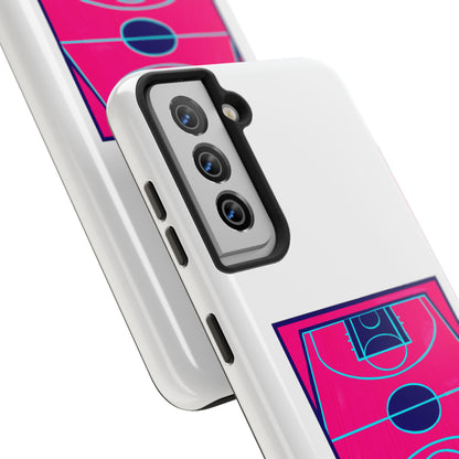 Court Vibes Tough Phone Case, Basketball Lover Gift, Sporty Phone Cover, Durable Case for Athletes, Cool Phone Accessory