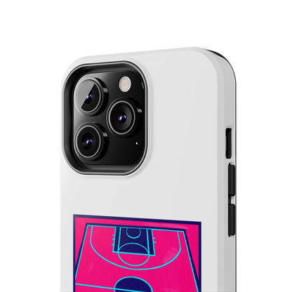 Court Vibes Tough Phone Case, Basketball Lover Gift, Sporty Phone Cover, Durable Case for Athletes, Cool Phone Accessory