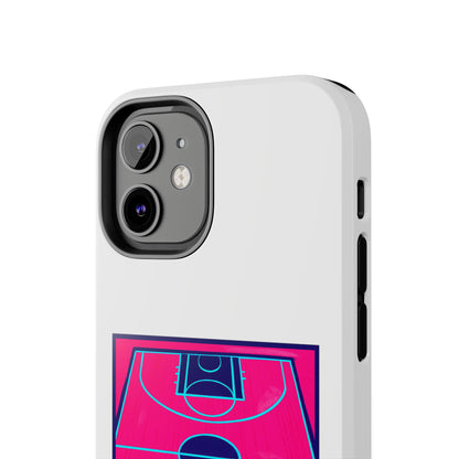 Court Vibes Tough Phone Case, Basketball Lover Gift, Sporty Phone Cover, Durable Case for Athletes, Cool Phone Accessory