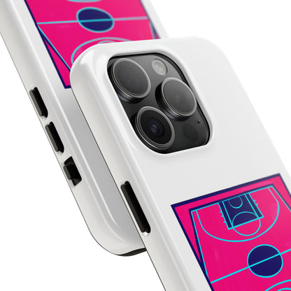 Court Vibes Tough Phone Case, Basketball Lover Gift, Sporty Phone Cover, Durable Case for Athletes, Cool Phone Accessory